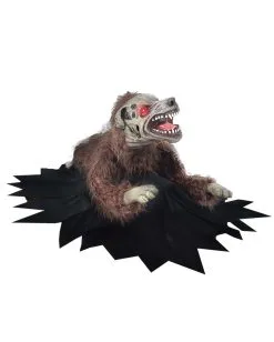 Lauernder Zombie Hund Animatronic -Halloween Deko Verkäufe attackierender zombie hund animatronic mit licht und sound geisterbahn halloween animatronics lunging zombie dog 39024 2
