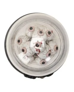 Beleuchteter Augenhügel Unter Glashaube 18cm -Halloween Deko Verkäufe augenberg unter glaskuppel mit licht eye mound under glass dome with light halloween dekoration 54741 03