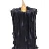 Schwarze Magie LED Kerze 19cm 1 Schwarze Magie LED Kerze 19cm -Halloween Deko Verkäufe black magic led kerze black magic led candle halloween deko gothic deko 54011 01