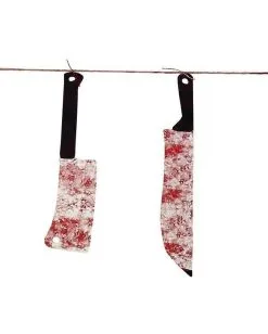 Blutige Werkzeug Girlande -Halloween Deko Verkäufe blutige werkzeug girlande halloween messer girlande blutige halloween deko 16497 2
