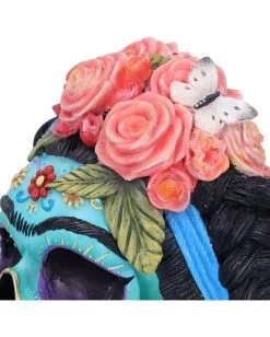 Calavera De Azucar Totenschädel 19cm 14 Calavera De Azucar Totenschädel 19cm -Halloween Deko Verkäufe calavera de azucar totenkopf calavera de azucar skull dia de los muertos figur 54563 05