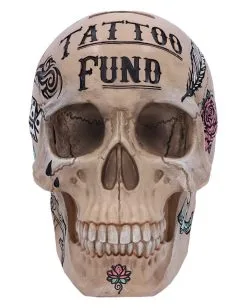 Calavera Tattoo Totenkopf Sparkasse -Halloween Deko Verkäufe calavera tattoo totenschaedel sparkasse calavera tattoo totenkopf spardose calavera tattoo skull fund 39512 05