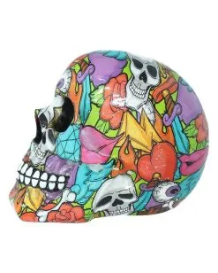 Calypso Pop Art Totenkopf -Halloween Deko Verkäufe calypso pop art totenschaedel calypso pop art totenkopf calypso pop art skull 50728 03