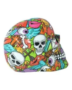 Calypso Pop Art Totenkopf -Halloween Deko Verkäufe calypso pop art totenschaedel calypso pop art totenkopf calypso pop art skull 50728 06