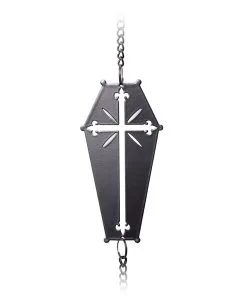 Sarg Mit Kreuz Metall Windspiel Hängedeko 6 Sarg Mit Kreuz Metall Windspiel Hängedeko -Halloween Deko Verkäufe coffin cross metall windspiel halloween und gothic wohnungsdeko und homeware coffin cross wind chime alchemy england 52749 2