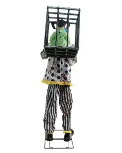 Happy Candy Clown Halloween Animatronic 7 Happy Candy Clown Halloween Animatronic -Halloween Deko Verkäufe creepy candy clown halloween animatronic geisterbahnfiguren und animatronics halloween deko mr happy candy clown animatronic 39614 2