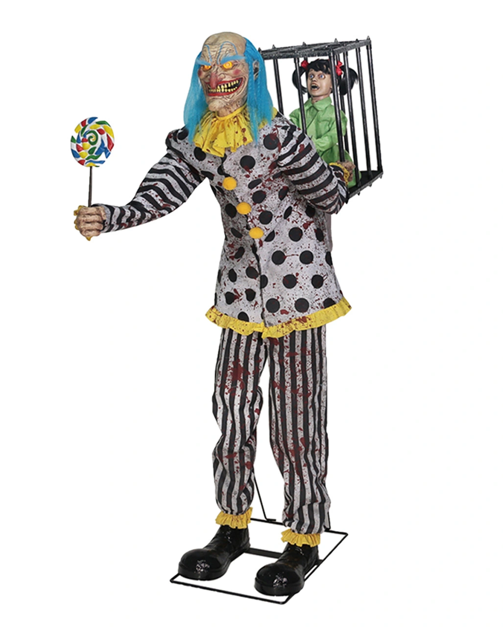 Happy Candy Clown Halloween Animatronic 3 Happy Candy Clown Halloween Animatronic