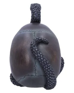 Schuppige Schlange In Totenkopf 19cm -Halloween Deko Verkäufe das schicksal der schlange gothic schaedel 19cm serpentine fate gothic snake skull gothic deko totenkopf 53993 3
