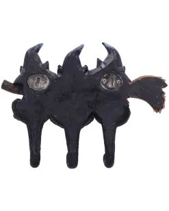 3 Kätzchen Mit Hexenhut Als Schlüsselbrett 12 3 Kätzchen Mit Hexenhut Als Schlüsselbrett -Halloween Deko Verkäufe drei hexen kaetzchen als schluesselbrett witches helpers key hanger halloween wohnaccessoire 52694 05