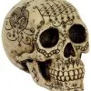 Fantasy Totenschädel Mit Mystic Muster -Halloween Deko Verkäufe fantasy totenkopf mit mystic muster fantasy totenschaedel mit muster skeleton skull with tattoo pattern 39786 01