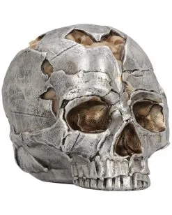 Fraktur Totenschädel 16cm -Halloween Deko Verkäufe fracture totenkopf fracture totenschaedel fracture skull gothic deko 54583 06