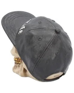 Gangster Totenschädel "Thug Life" 15,8cm -Halloween Deko Verkäufe gangster totenkopf gangster totenschaedel gangster skull skull with gold teeth 53388 04