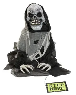 Skelett Reaper Ground Breaker Halloween Animatronic 68cm -Halloween Deko Verkäufe grim reaper halloween animatronic halloween figuren online kaufen halloween standfigur 53780 04