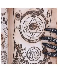 Hellseher Zauberbuch Deko 25,8cm -Halloween Deko Verkäufe grimoire hexenbuch deko psychic compendium deco halloween tischdekoration 51062 06