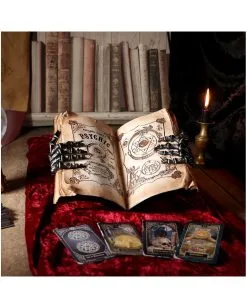 Hellseher Zauberbuch Deko 25,8cm -Halloween Deko Verkäufe grimoire hexenbuch deko psychic compendium deco halloween tischdekoration 51062 07