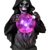 Beleuchteter Sensenmann Mit Kugel 60cm -Halloween Deko Verkäufe grosser grim reaper mit leuchtkugel 60cm electric grim reaper with static lighted magic ball halloween deko 52530