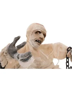 Mumie Halloween Animatronic 40cm -Halloween Deko Verkäufe groundbreaker mumie animatronic 40cm halbierte mumie halloween dekofigur animated mummy 36298 05