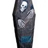 Halloween Sarg Zum Aufhängen 152cm 2 Halloween Sarg Zum Aufhängen 152cm -Halloween Deko Verkäufe haengesarg mit skelett aufdruck 152cm skeleton hanging coffin halloween sarg zum aufhaengen 54205