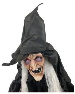 Halloween Figur Hexe Agatha 180cm -Halloween Deko Verkäufe halloween animatronic hexe agatha 180cm halloween und horror deko und animierte props halloween props 52978 2