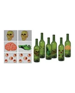 Halloween Flaschen Aufkleber 6 St. -Halloween Deko Verkäufe halloween flaschen etiketten halloween flaschen aufkleber halloween bottle labels 39323 03
