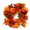 Halloween Herbstblätterkranz Mit Beeren & Kürbissen 40cm -Halloween Deko Verkäufe halloween herbstkranz mit herbstblaetter kuerbisse und beeren halloween autum wreath with pumpkin and berries 53695 01