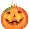 Halloween Jack O'Lantern Glas Christbaumkugel Ø7,6cm 2 Halloween Jack O'Lantern Glas Christbaumkugel Ø7,6cm -Halloween Deko Verkäufe halloween kuerbis glas weihnachtskugel halloween und horror weihnachtsdeko jack o lantern pumpkin hanging ornament 54760