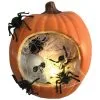 Halloween Kürbis Mit Totenkopf & Spinnen -Halloween Deko Verkäufe halloween kuerbis mit totenschaedel und spinnen halloween pumpkin with skull and spiders 52635 01