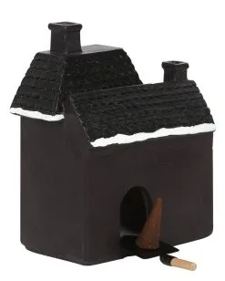 Hounted House Räucherkegel Haus -Halloween Deko Verkäufe haunted house raeucherkegel halter haunted house incense cone burner halloween homeware 53588 03