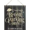 Hexenbesen Parken Dekoschild