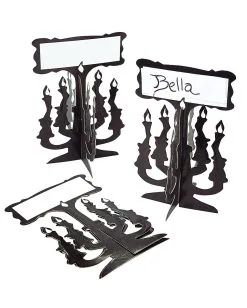 Halloween Platzkarten Im Kerzenleuchter Design 12 St.