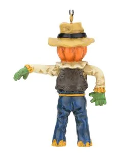 Kürbis Vogelscheuche Christbaumkugel 9,5cm -Halloween Deko Verkäufe kuerbis vogelscheuche weihnachtskugel halloween und horror weihnachtsdeko scarecrow ornament 54755 3
