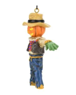 Kürbis Vogelscheuche Christbaumkugel 9,5cm -Halloween Deko Verkäufe kuerbis vogelscheuche weihnachtskugel halloween und horror weihnachtsdeko scarecrow ornament 54755 5