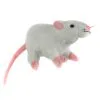 Weiße Plüschratte 19cm -Halloween Deko Verkäufe kuscheltier ratte 19cm weiss plueschratte fuer kinder geschenkartikel plueschtier ratte 29709