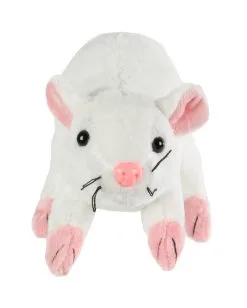 Weiße Plüschratte 19cm -Halloween Deko Verkäufe kuscheltier ratte 19cm weiss plueschratte fuer kinder geschenkartikel plueschtier ratte 29709 3
