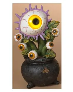 Pflanze Mit Leuchtendem Augapfel In Hexenkessel 22cm 5 Pflanze Mit Leuchtendem Augapfel In Hexenkessel 22cm -Halloween Deko Verkäufe leuchtende augapfel pflanze in hexenkessel 22cm lighted resin potted halloween critter in cauldron fleischfressende pflanze deko 54268 2