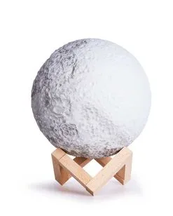 Mondlicht Mit Farbwechsel & Fernbedienung -Halloween Deko Verkäufe mond nachtlicht mit farbwechsel fernbedienung moon light with color changing remote control wohn ambiente 52410 05