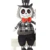 Herr Skelett Gentleman Kantenhocker Figur 40cm
