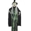 Alte Hexe Hängedekoration XXL Grün -Halloween Deko Verkäufe old witchy xxl haengedekoration gruen 38378