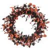 Eukalyptus Türkranz Orange-schwarz 55cm 2 Eukalyptus Türkranz Orange-schwarz 55cm -Halloween Deko Verkäufe orange schwarzer eukalyptus tuerkranz 55cm orange black eucalyptus wreath tuerdeko halloween 54048