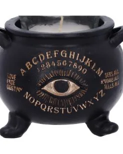 Spirit Hexenkessel Als Teelichthalter 9cm -Halloween Deko Verkäufe ouija hexenkessel als teelichthalter spirit witches cauldron tealight holder gothic deko 51157 05