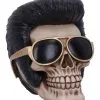 Rock 'n' Roll Totenschädel 17cm -Halloween Deko Verkäufe rock n roll totenkopf rock n roll totenschaedel rock n roll skull rockabilly wohnaccessoire 53392 01
