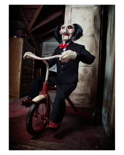 SAW Puppe Billy 14 SAW Puppe Billy -Halloween Deko Verkäufe saw billy puppe originale horrorfilm sammler puppe aus james wans saw lizenzierte horrorpuppe fuer jig saw fans 28972 6