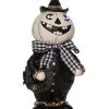 Eleganter Halloween Kürbis Mit Leuchtaugen 25cm