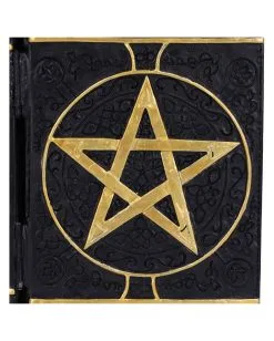 Schwarzes Buch Magischer Sprüche Schmuckschatulle -Halloween Deko Verkäufe schwarzes buch der zaubersprueche schatulle gothic und wicca deko und geschenkartikel 52219 6