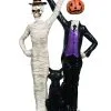 Kürbis & Mumie Skelett Gentleman Dekofigur 48cm -Halloween Deko Verkäufe skelett mumie und kuerbis gentleman dekofigur 48cm skeleton mummy and pumpkin gentleman figure 53036