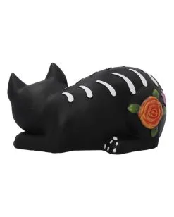 Schlafende Sugar Skull Katze 22cm -Halloween Deko Verkäufe sleepy sugar skull katze schlafende sugar skull katze sleepy sugar skull cat 50725 04