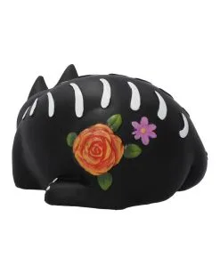 Schlafende Sugar Skull Katze 22cm -Halloween Deko Verkäufe sleepy sugar skull katze schlafende sugar skull katze sleepy sugar skull cat 50725 05
