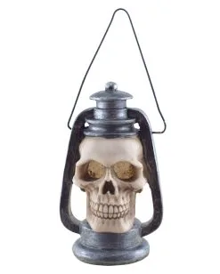 Totenkopf Laterne Mit LED Licht 15cm -Halloween Deko Verkäufe totenkopf laterne totenschaedel lampion halloween lampe horror licht halloween dekoration horror artikel skull lantern 18233 02