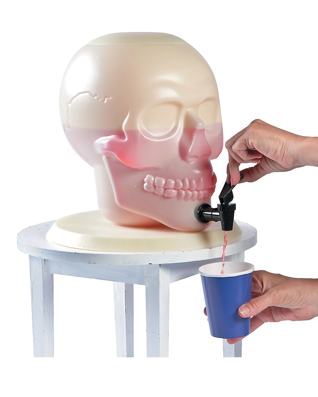 Totenkopf Getränkespender 3 Totenkopf Getränkespender – Bild 2