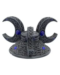 Dreifach Mond Kristallkugel Halter 10cm -Halloween Deko Verkäufe triple moon kristallkugel halter triple moon wahrsagekugel halter triple moon crystal ball holder 50793 02